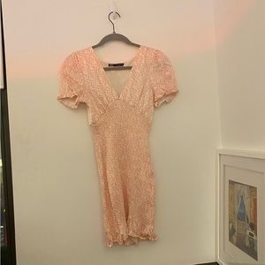 SOLD Pink Zara Flower Dress